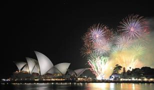 Sydney NYE Mural