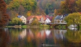 German Lake Mural