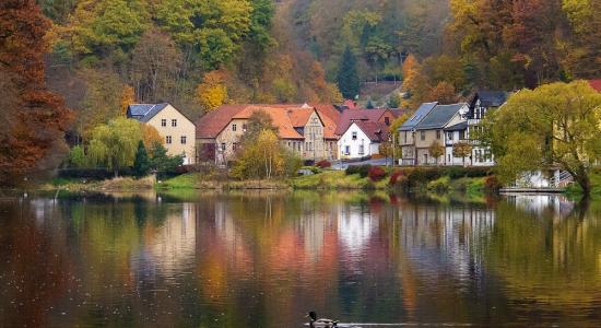 German Lake Mural