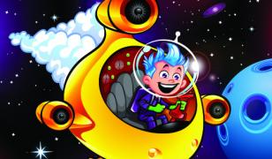 Space Boy Mural