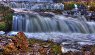 Scenic Waterfall Mural