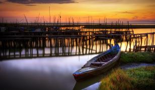 Row Boat Mural