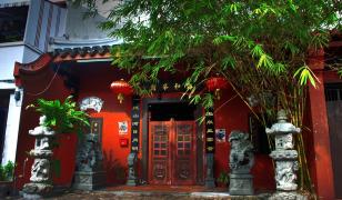 Traditional Chinese Temple Mural