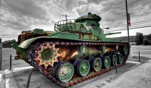 Army Tank Mural