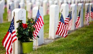 US Cemetery Mural