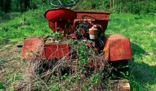 Broken Tractor Mural