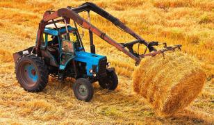 Hay Tractor Mural