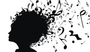 Music Hair Mural