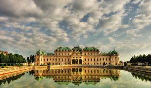 Belvedere Palace Vienna Mural