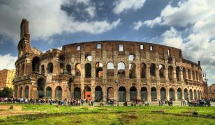 Rome Colosseum Mural