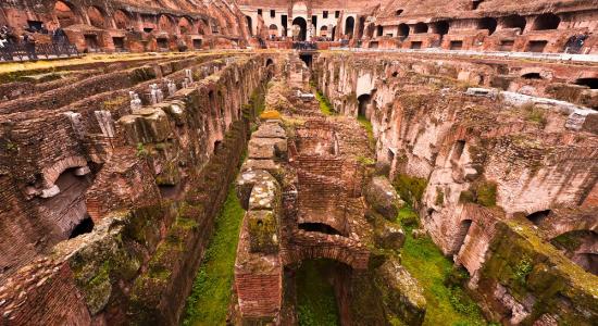 Inside the Colosseum Mural