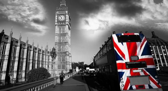 London Flag Bus Mural