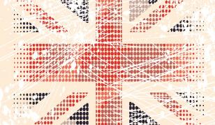 Retro Union Jack Mural